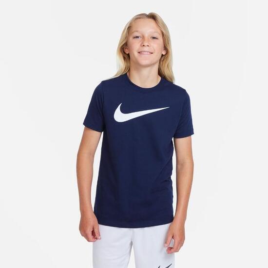 T-shirt junior nike blu
