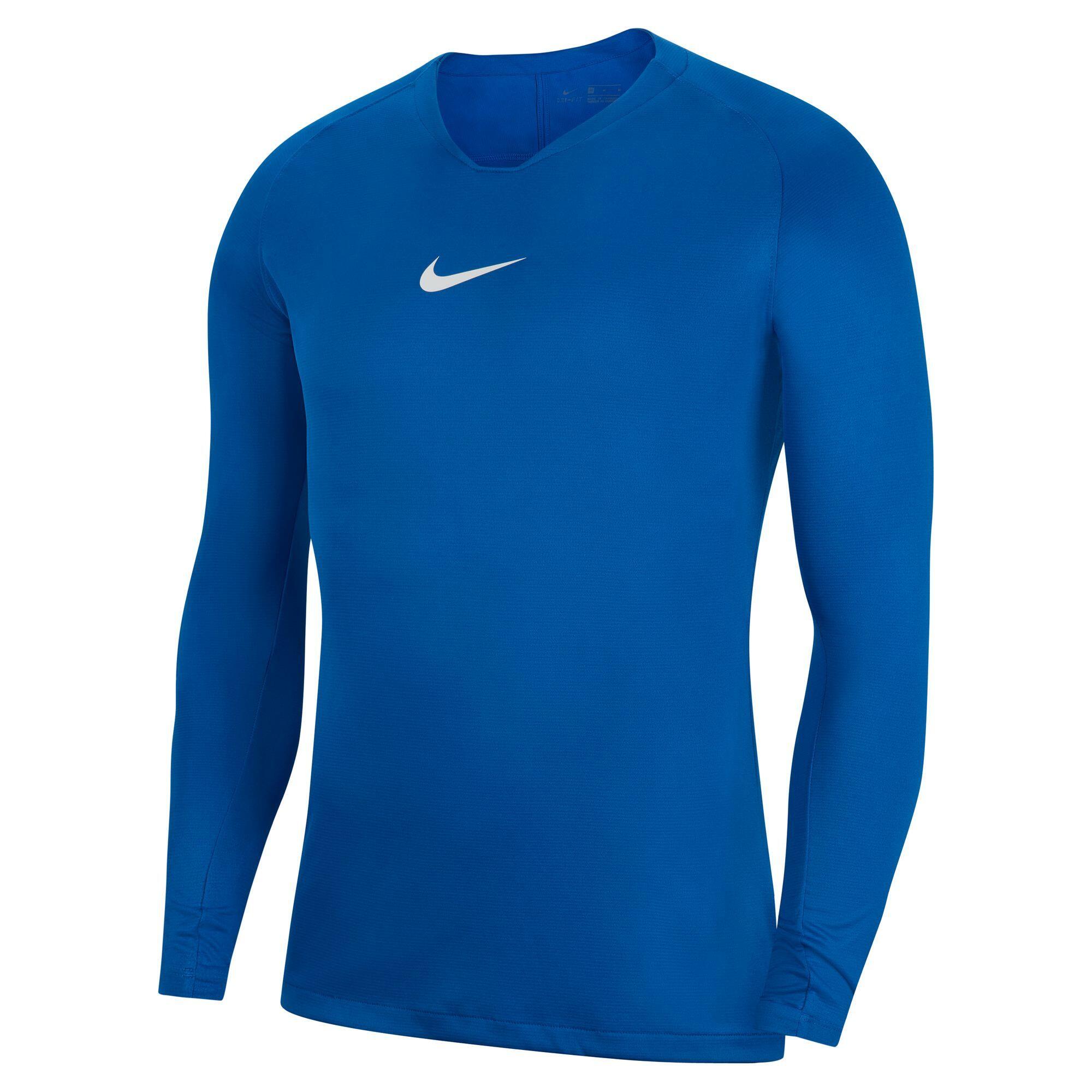 NIKE T-Shirt Mann Nike Drifit Park First Layer Blau