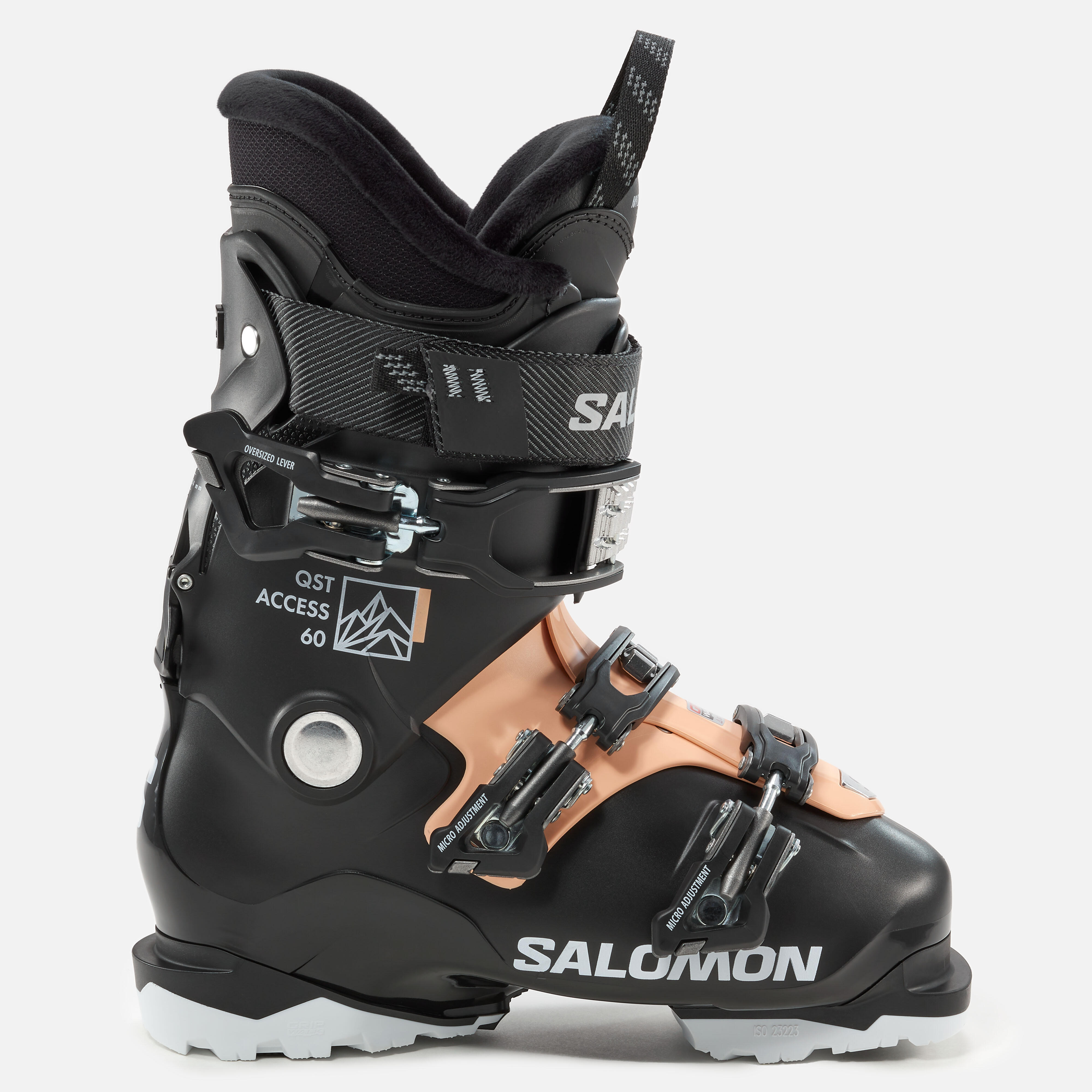Salomon - Seconde Vie - Chaussure De Ski Femme - Salomon Qst Access 60 - Excellent - Chaussures De Ski - Incolore - 23 - 23,5 Cm - Decathlon