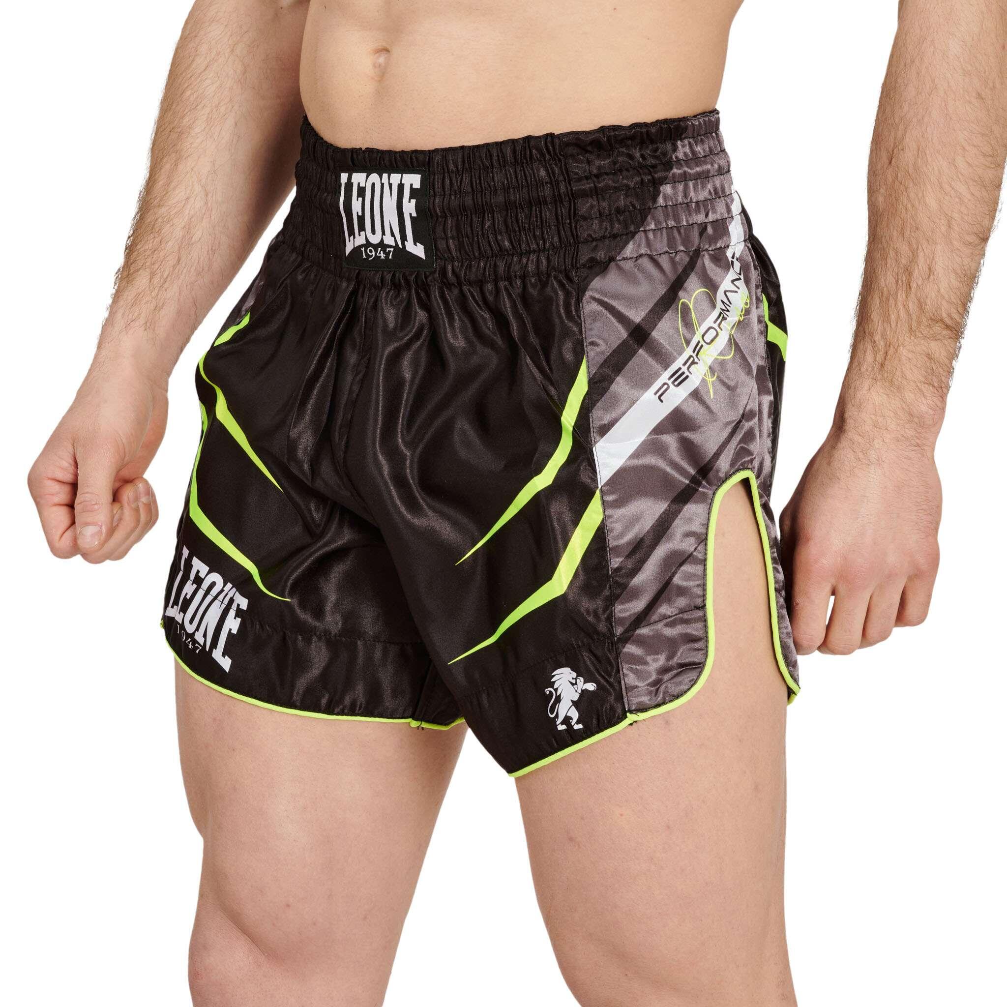 Leone1947 Pantalón Kick y Thai REVO FLUO negro XL 4/7