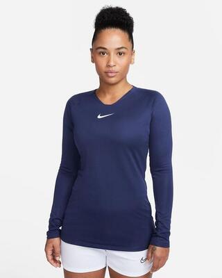 Maglie maniche lunghe da calcio donna nike blu