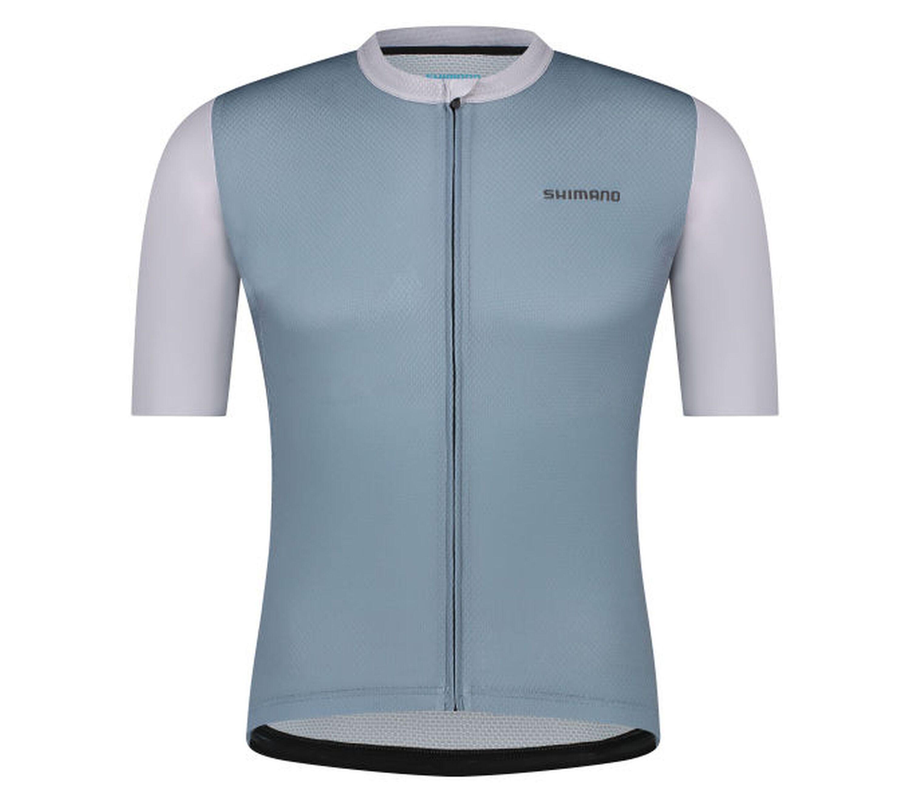 SHIMANO Maglia ARIA a maniche corte, blu trasparente