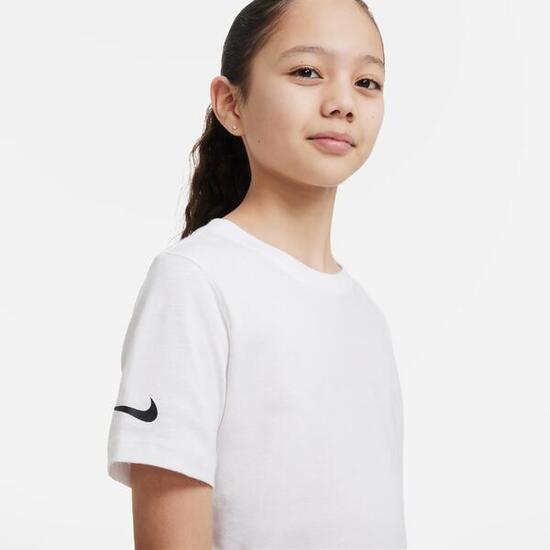 T-shirt junior nike bianco