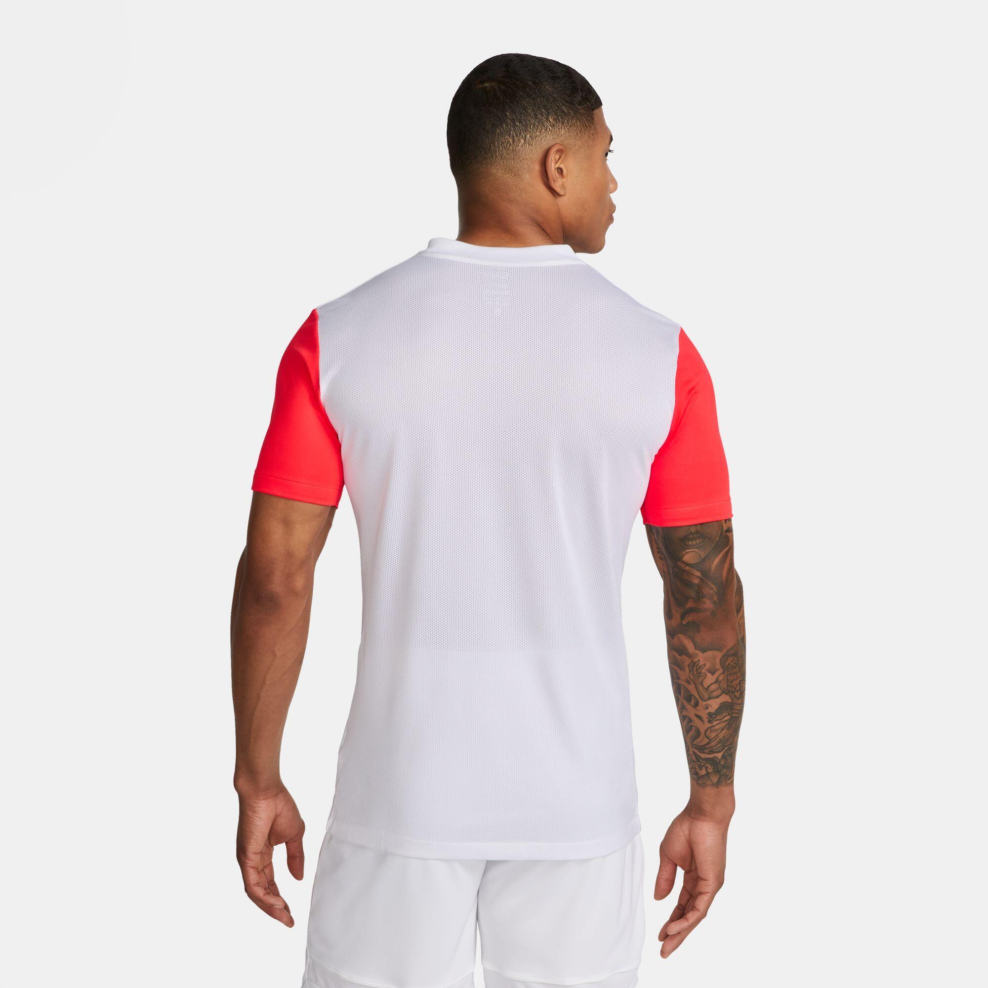 T-shirt da calcio uomo nike bianco/rosso 4/4