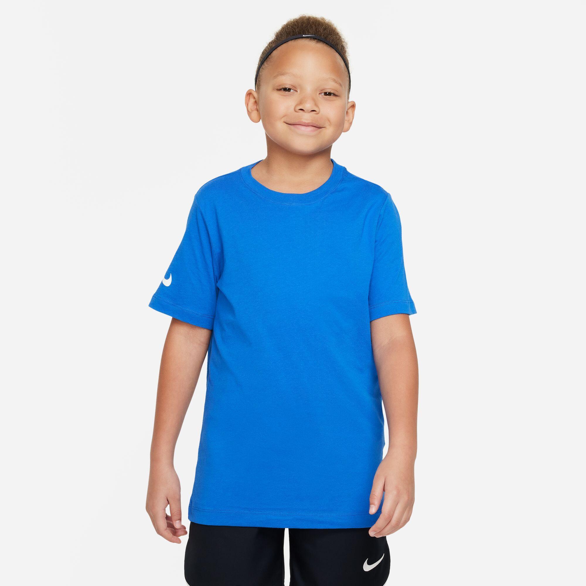 T-shirt junior nike blu royal 2/5