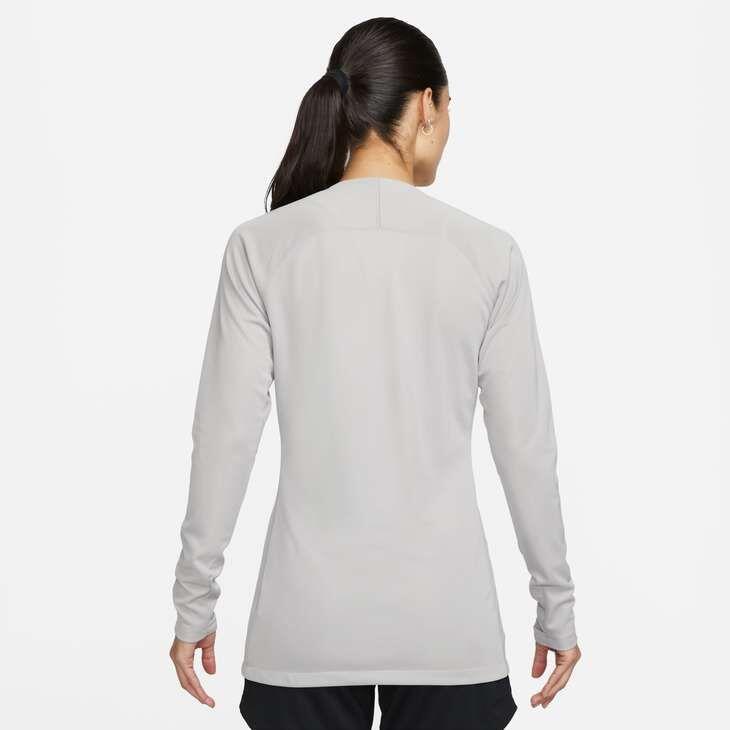 Maglie maniche lunghe da calcio donna nike grigio 4/4