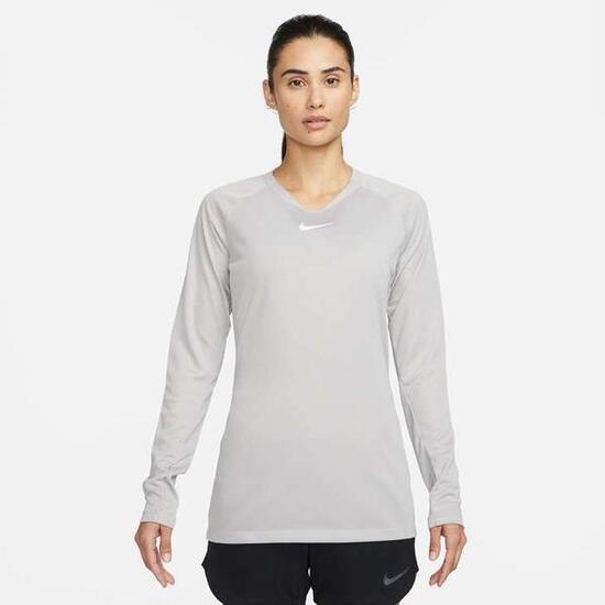 Maglie maniche lunghe da calcio donna nike grigio