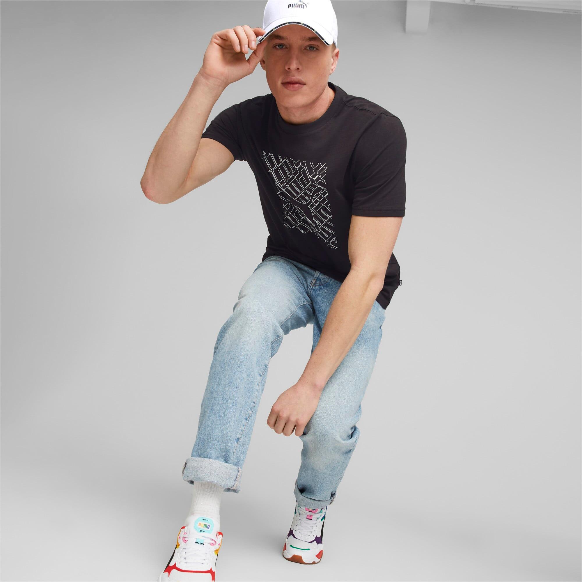 T-shirt uomo puma nero 5/7