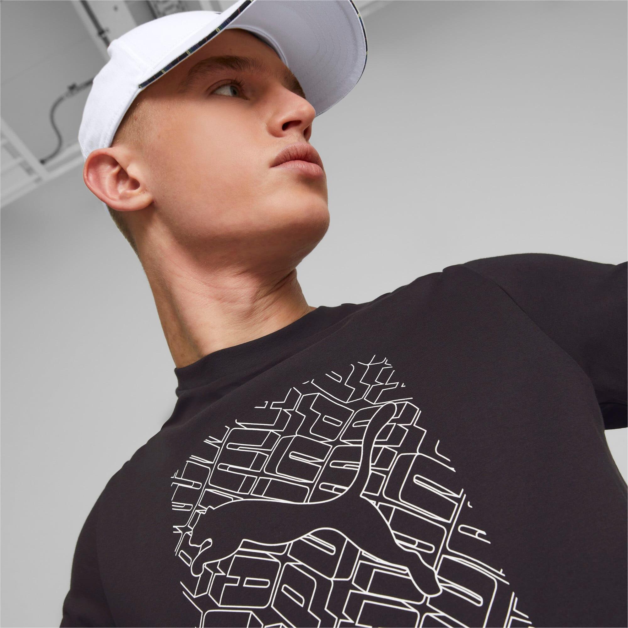 T-shirt uomo puma nero 7/7