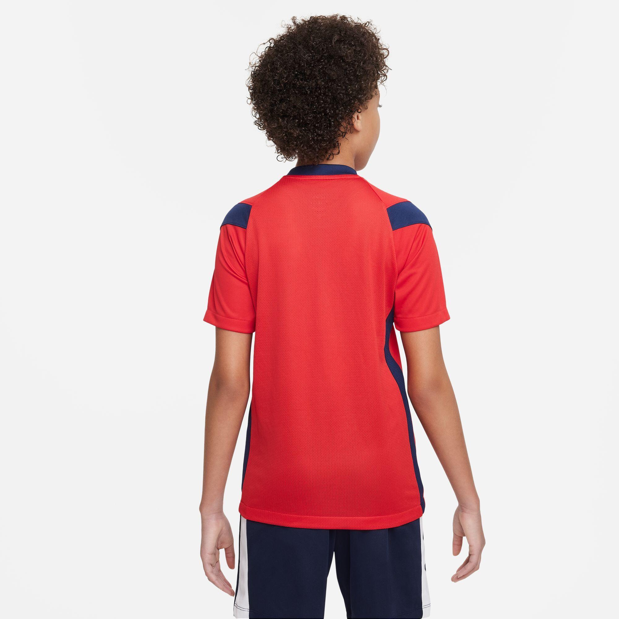 T-shirt da calcio junior nike rosso 4/4