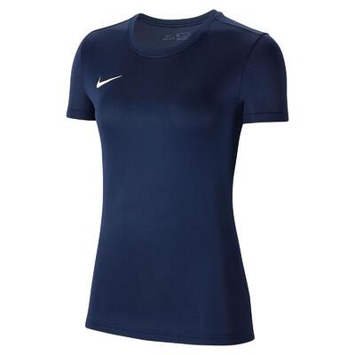 Nike dri-fit park 7 jby dames t-shirt in midnight navy/wit maat s