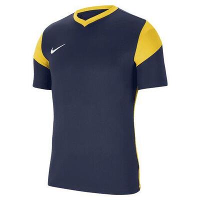 Nike park derby iii heren t-shirt korte mouw - blauw nacht