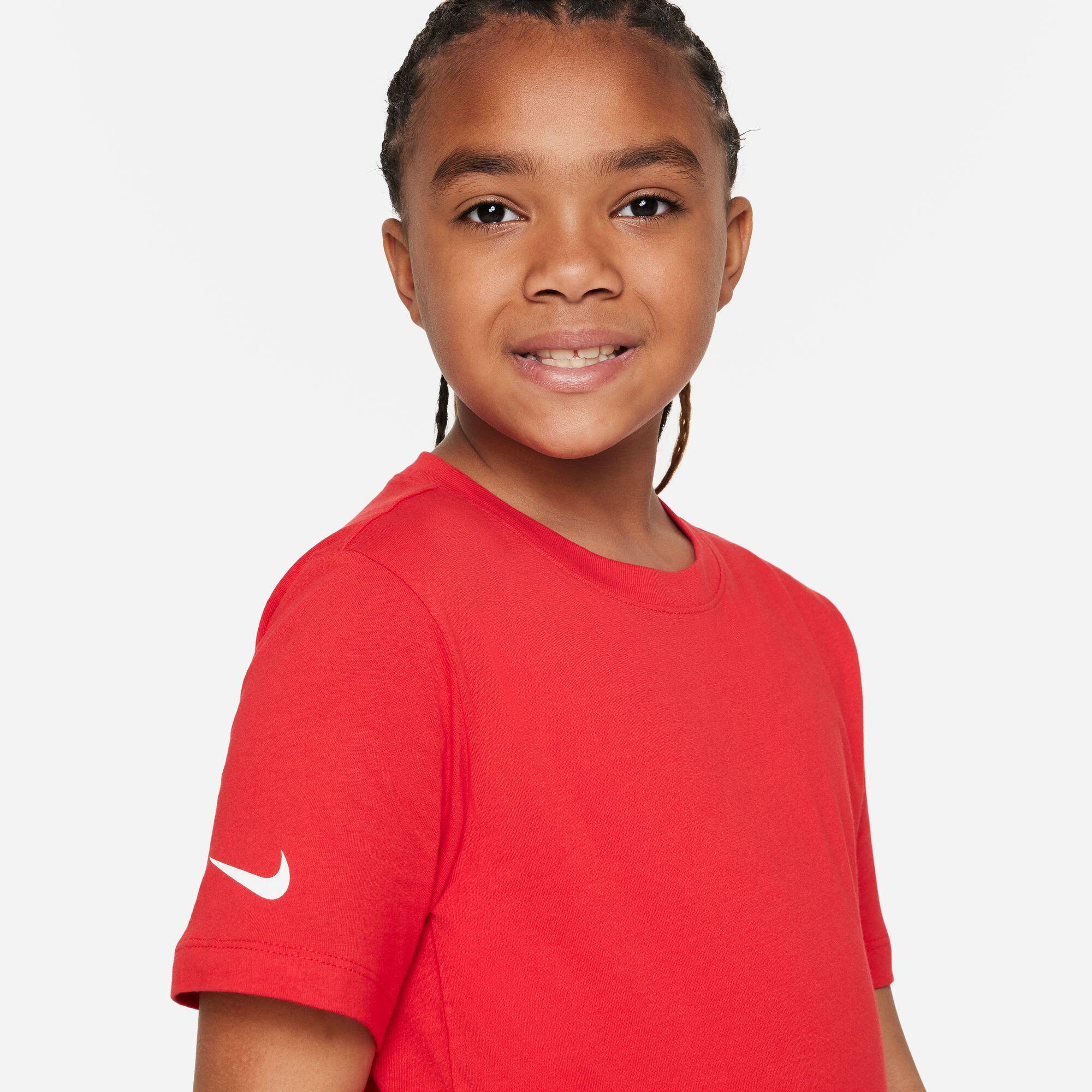 T-shirt junior nike rosso 2/4