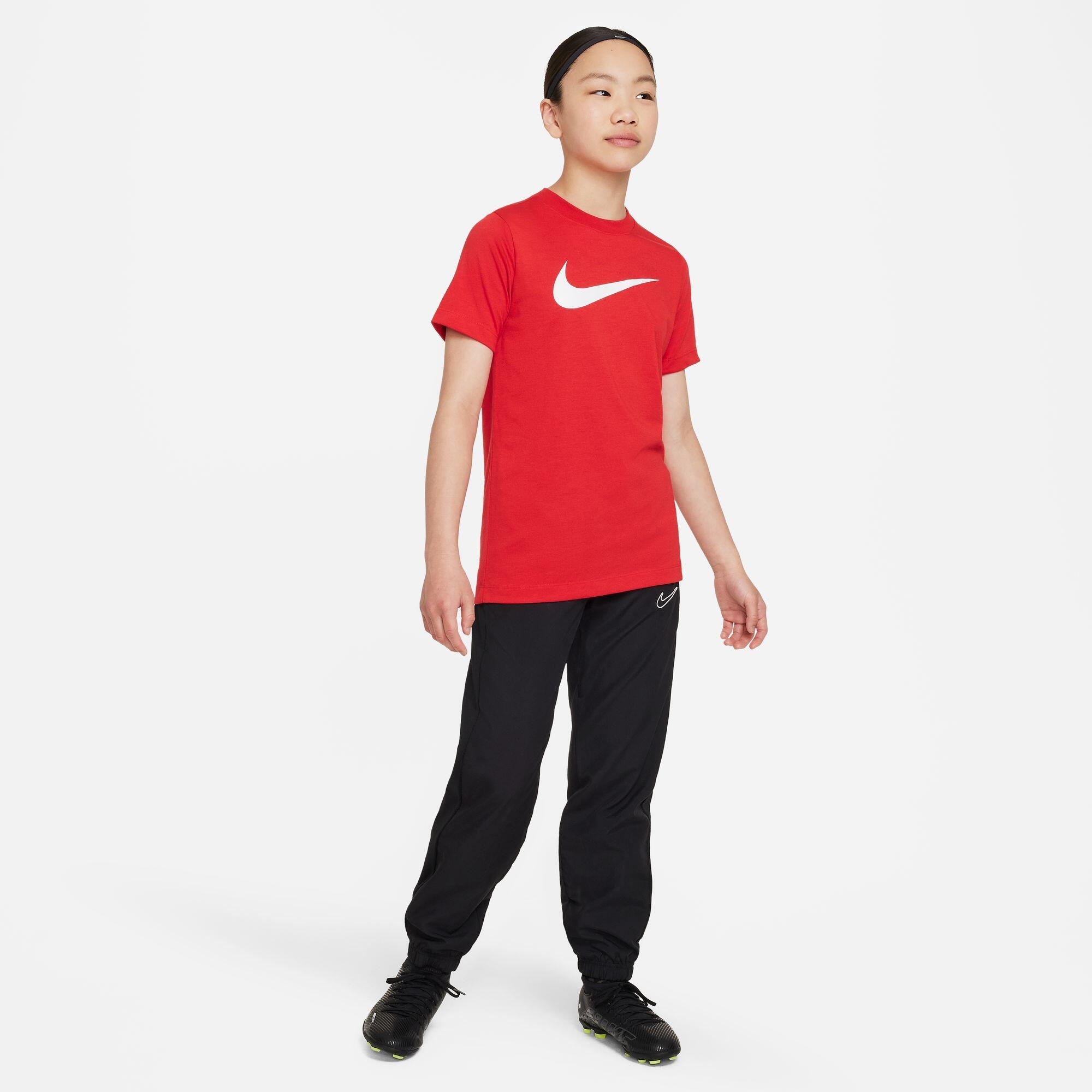 T-shirt junior nike rosso 3/4
