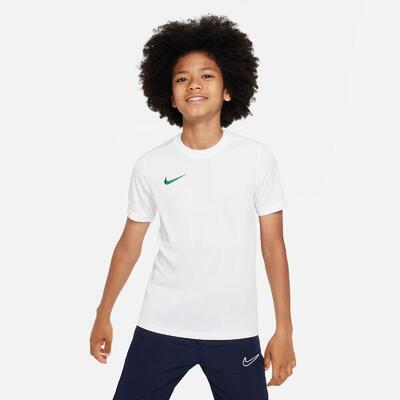 T-shirt da calcio junior nike bianco