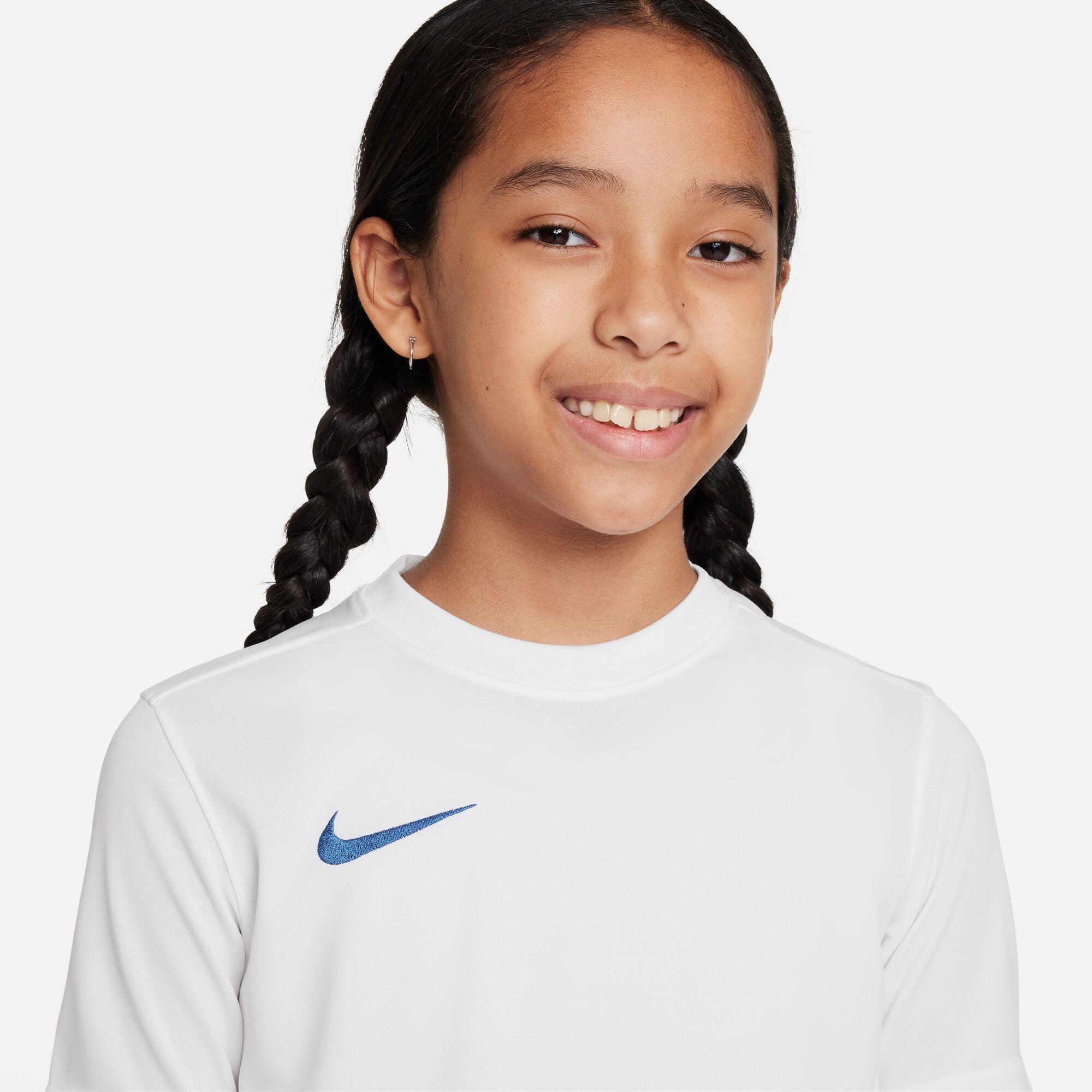 T-shirt da calcio junior nike bianco 2/4