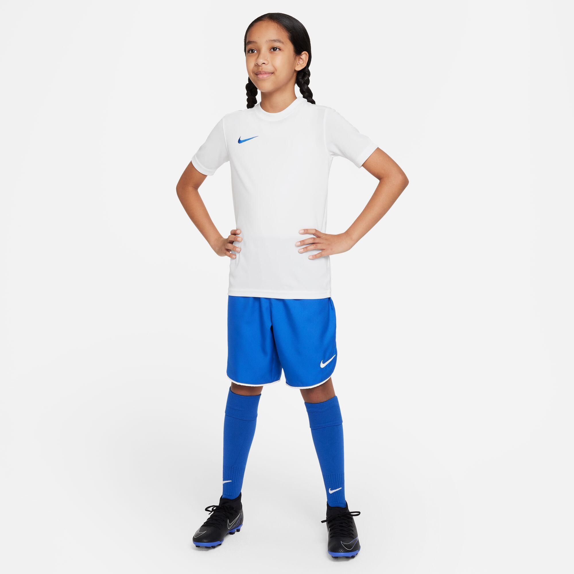T-shirt da calcio junior nike bianco 3/4