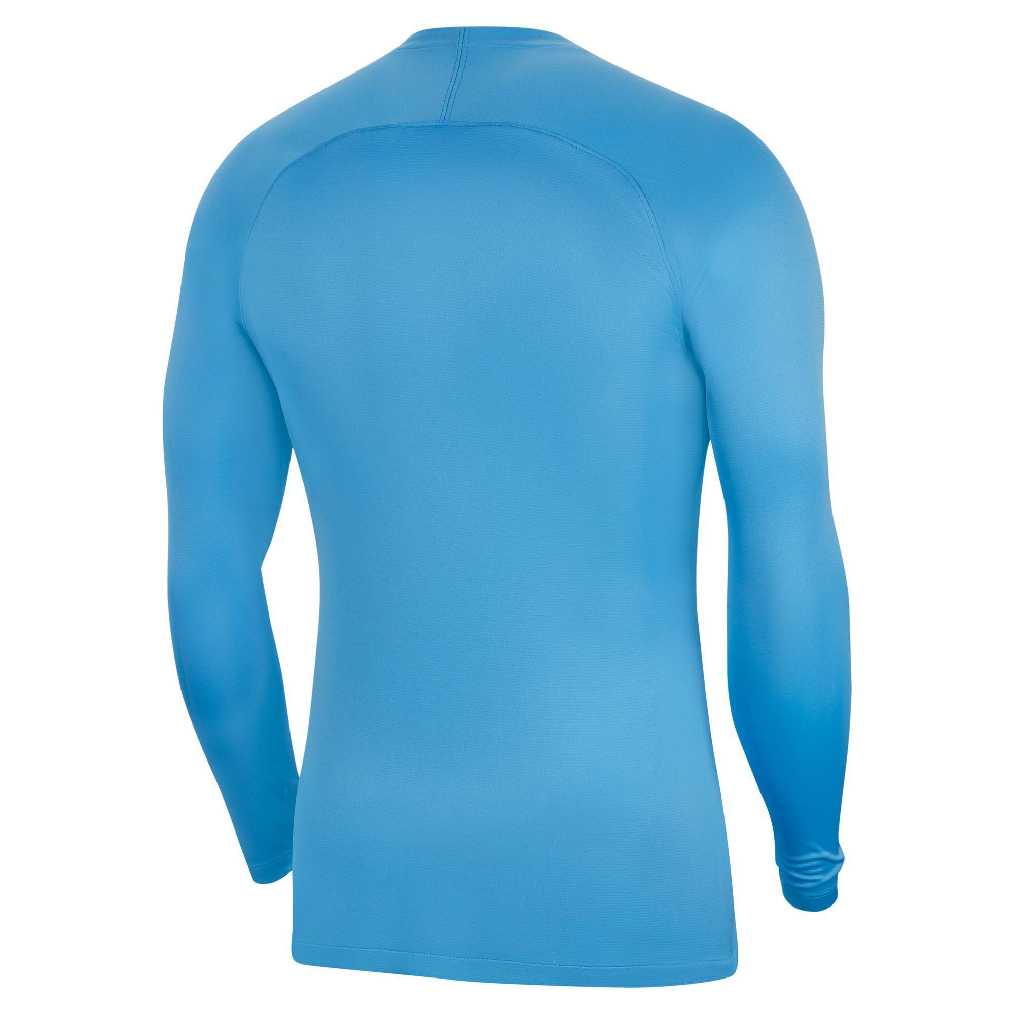 Maglie maniche lunghe da calcio  uomo nike azzurro 2/3