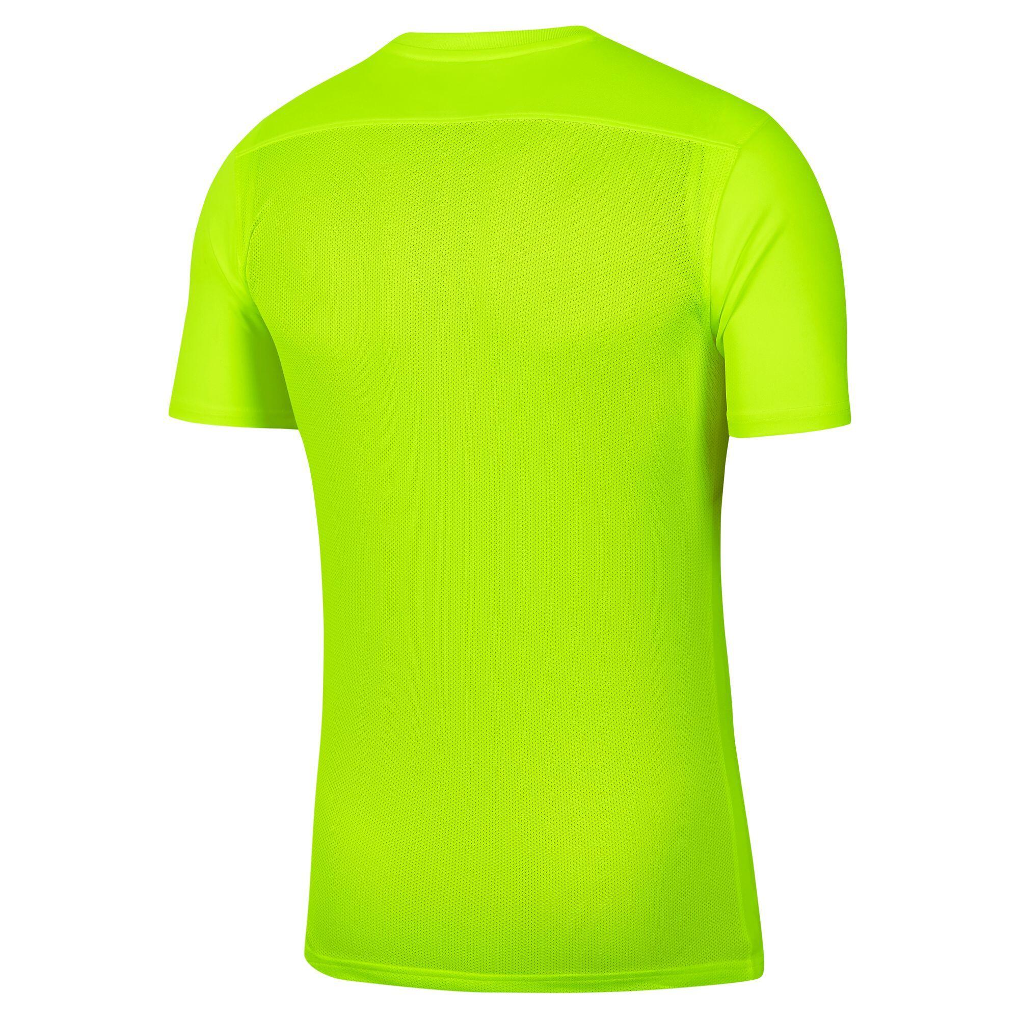 T-shirt da calcio junior nike verde fluorescente 3/4