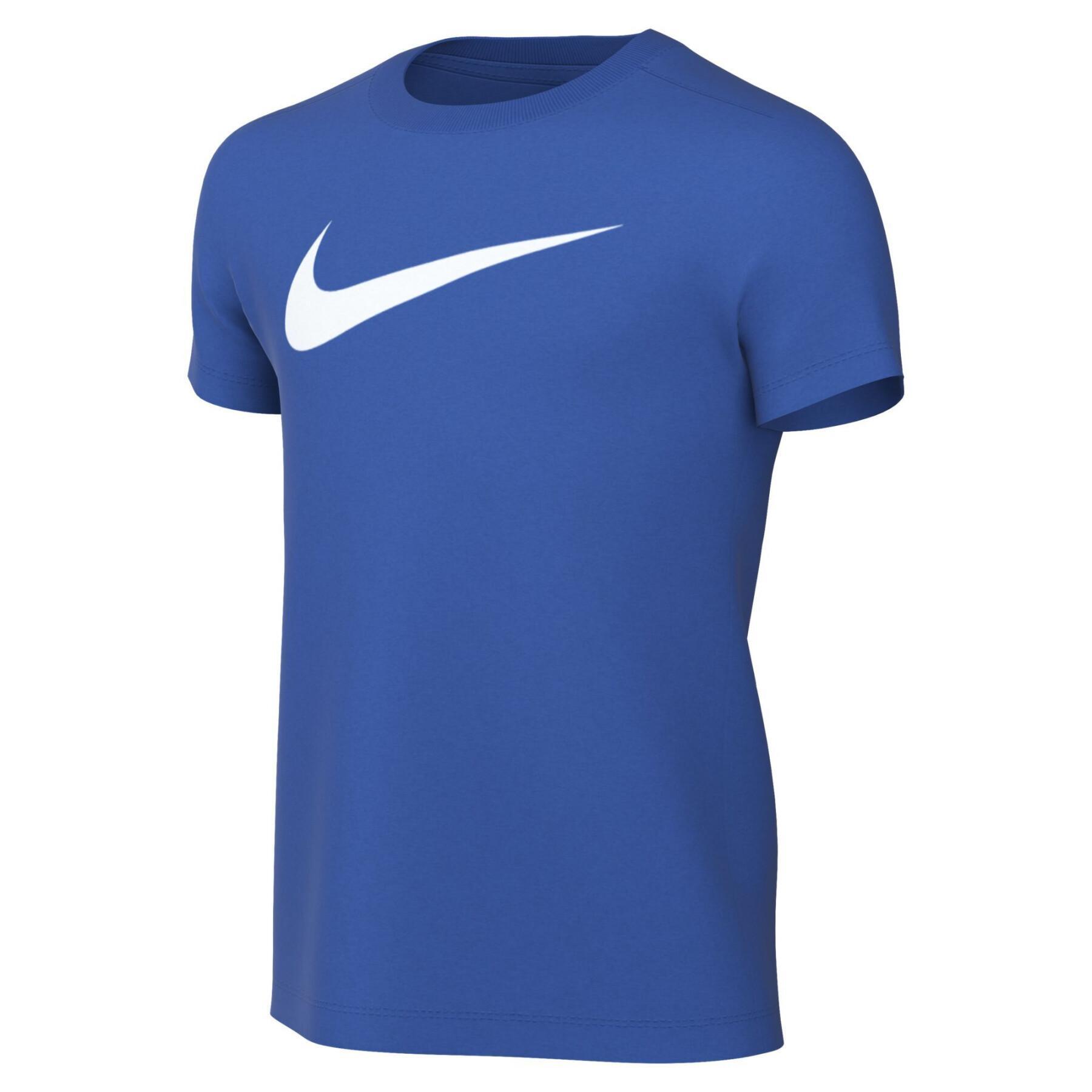 T shirt bambino nike azzurro