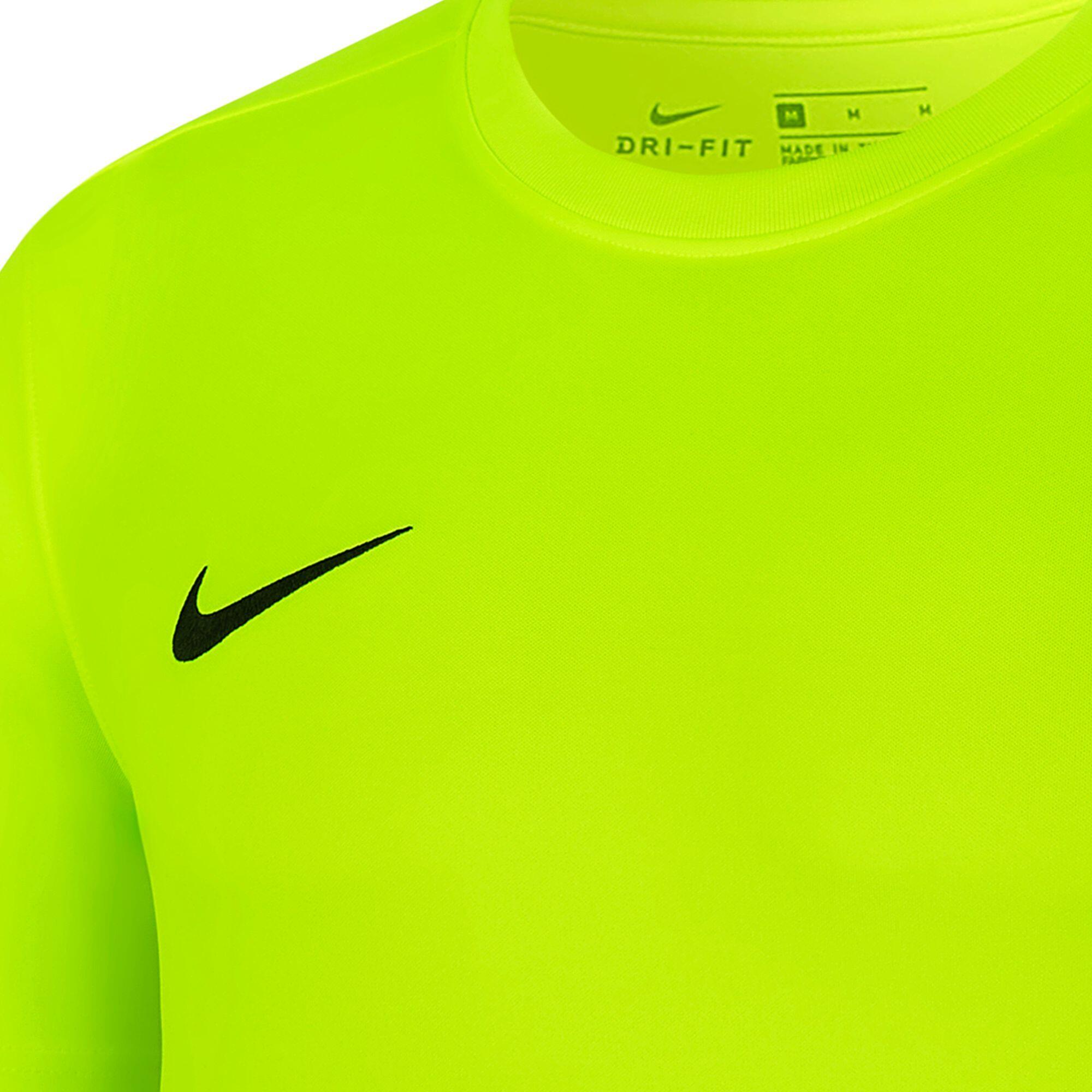 T-shirt da calcio junior nike verde fluorescente 2/4