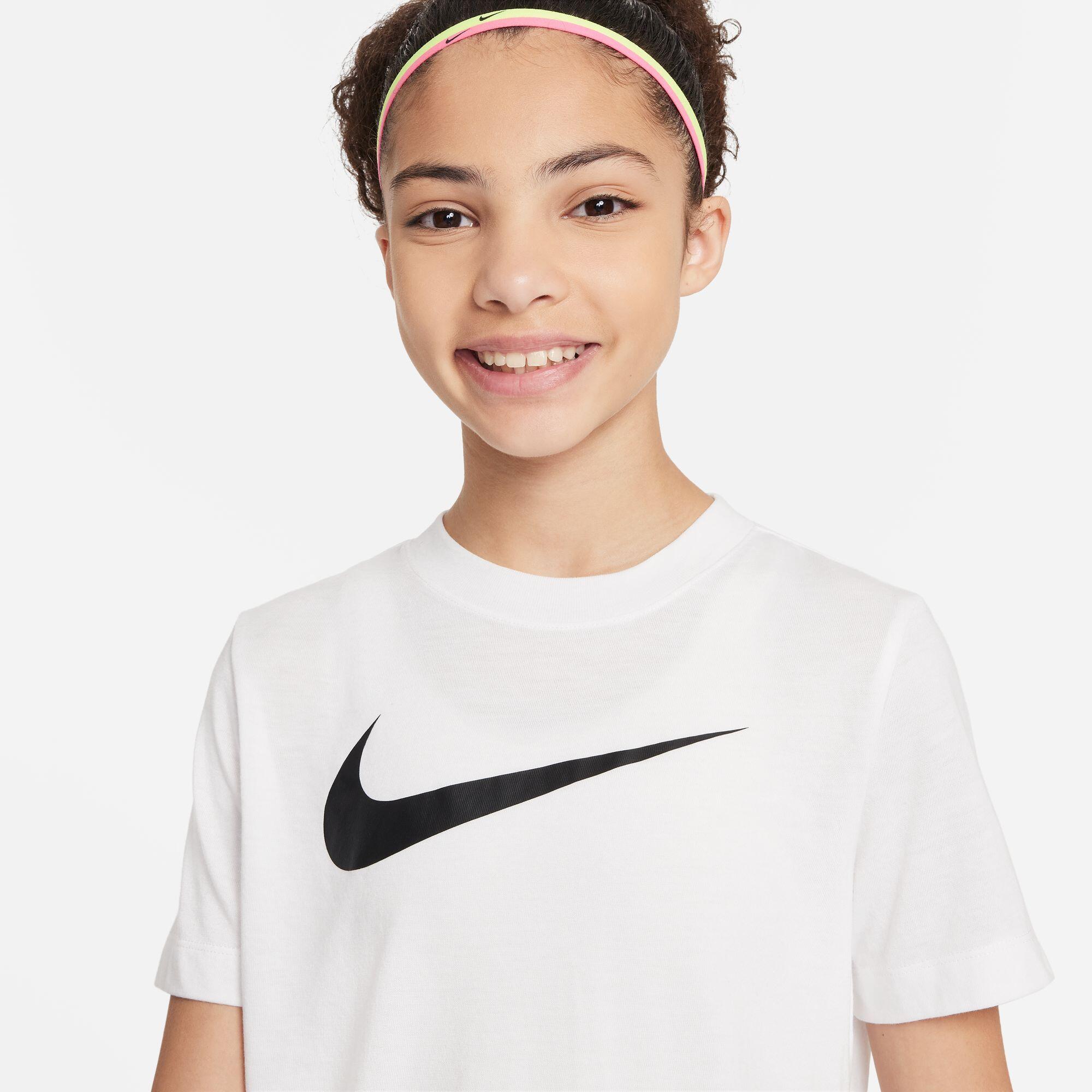 T-SHIRT JEUNESSE SWOOSH CW6941-100 4/5
