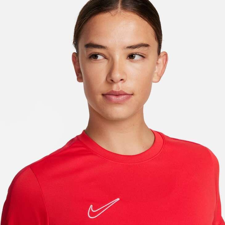 Nike Dames Korte Mouwen Voetbal Top - Universiteitsrood/Gymrood/Wit, Maat XL 2/4