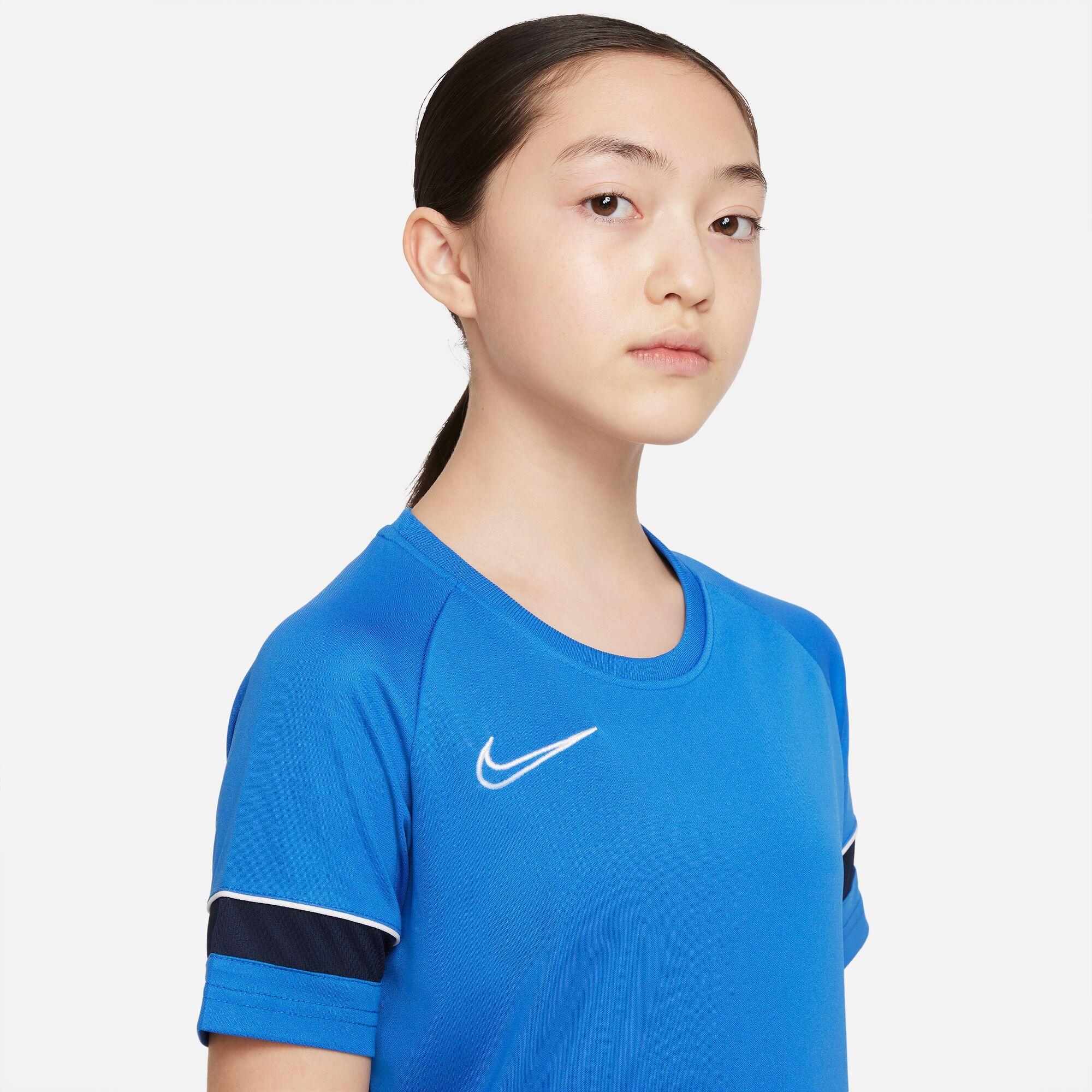 T-shirt da calcio junior nike royal 2/4