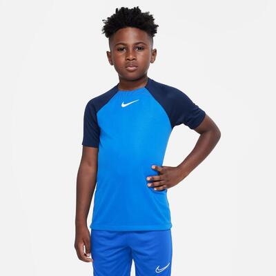 Nike kinder t-shirt met korte mouwen, wit/blauw royal/obsidiaan