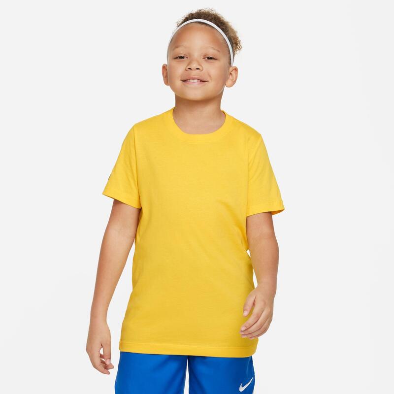 T-shirt bambino nike giallo
