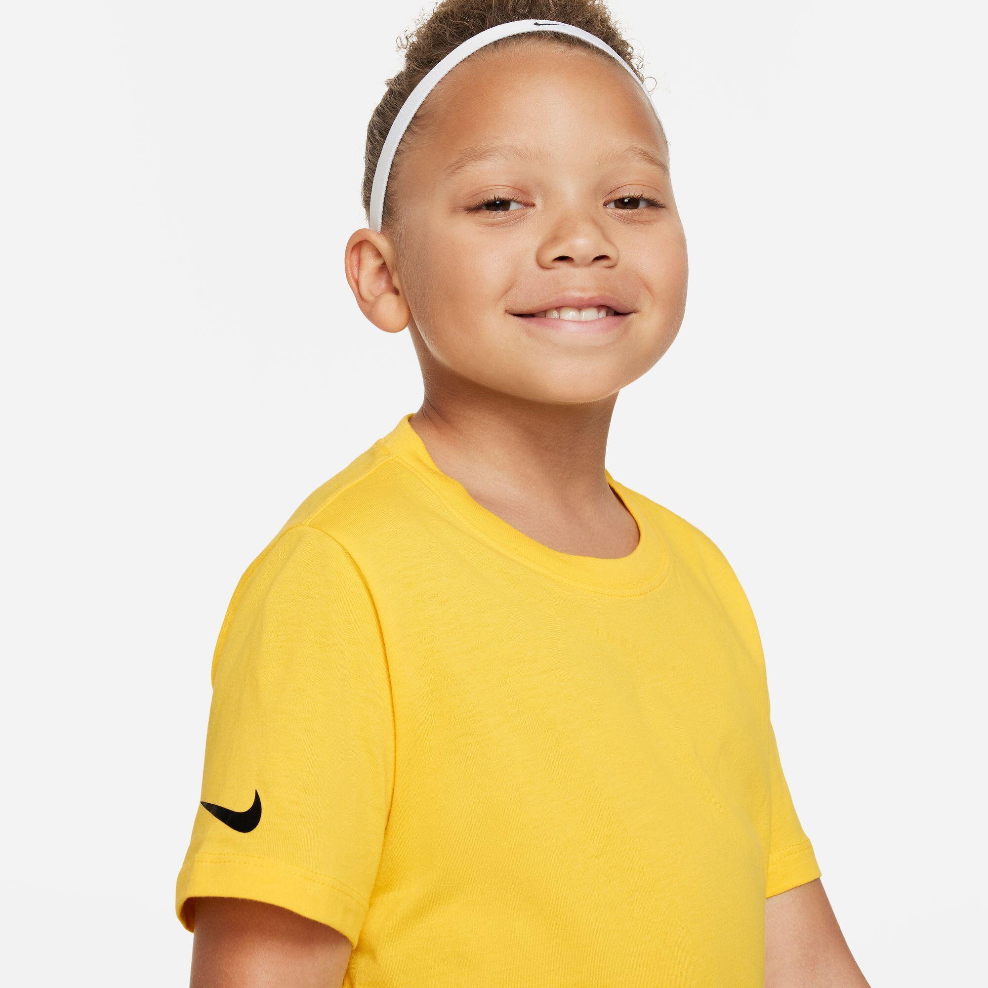 T shirt bambino nike giallo NIKE DECATHLON