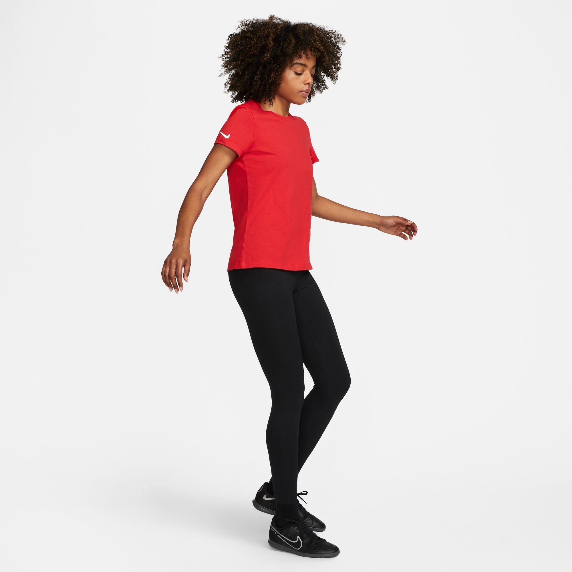 T-shirt donna nike rosso 3/7