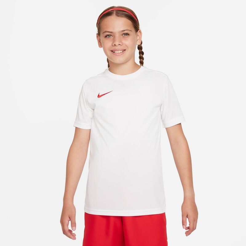 T-shirt tecnica bambino nike bianco