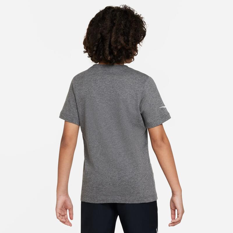 T-shirt bambino nike grigio