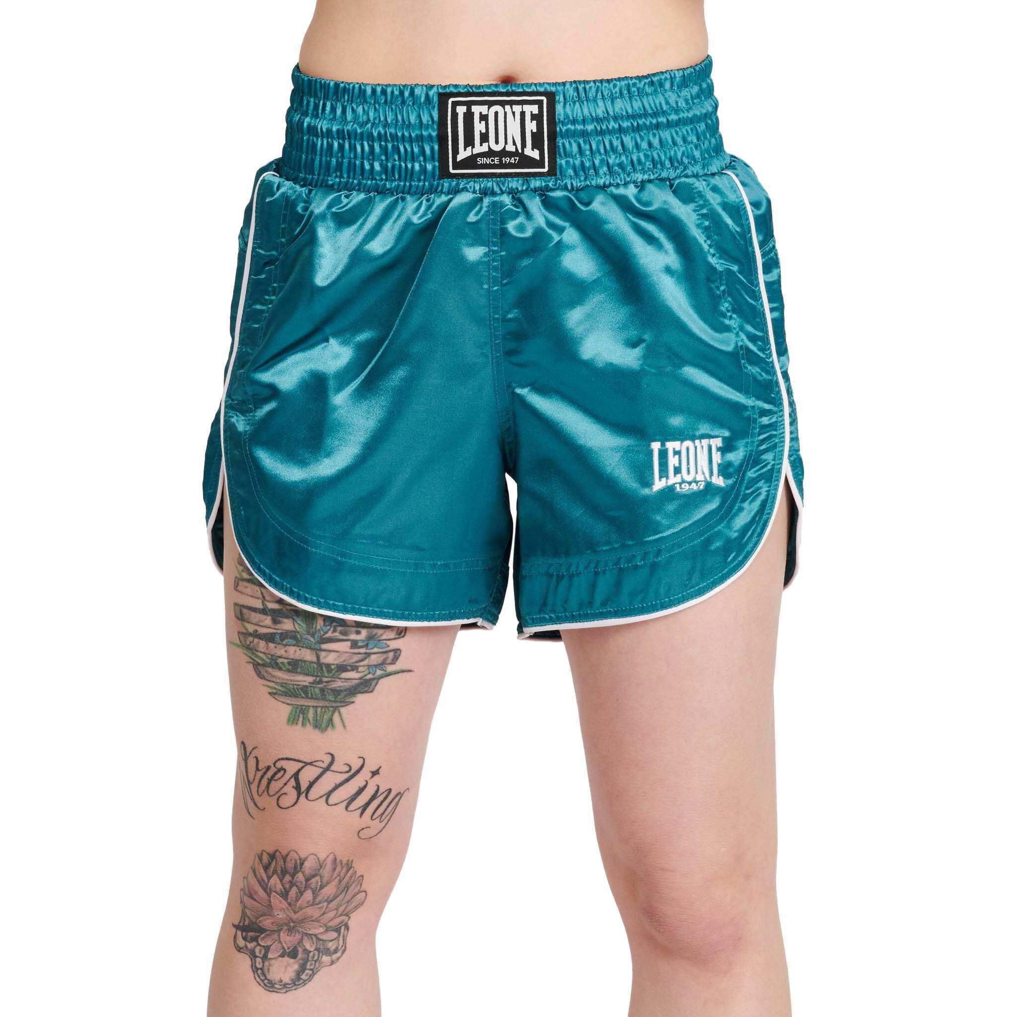 Calções curtos leone 1947 verde basic para mulher