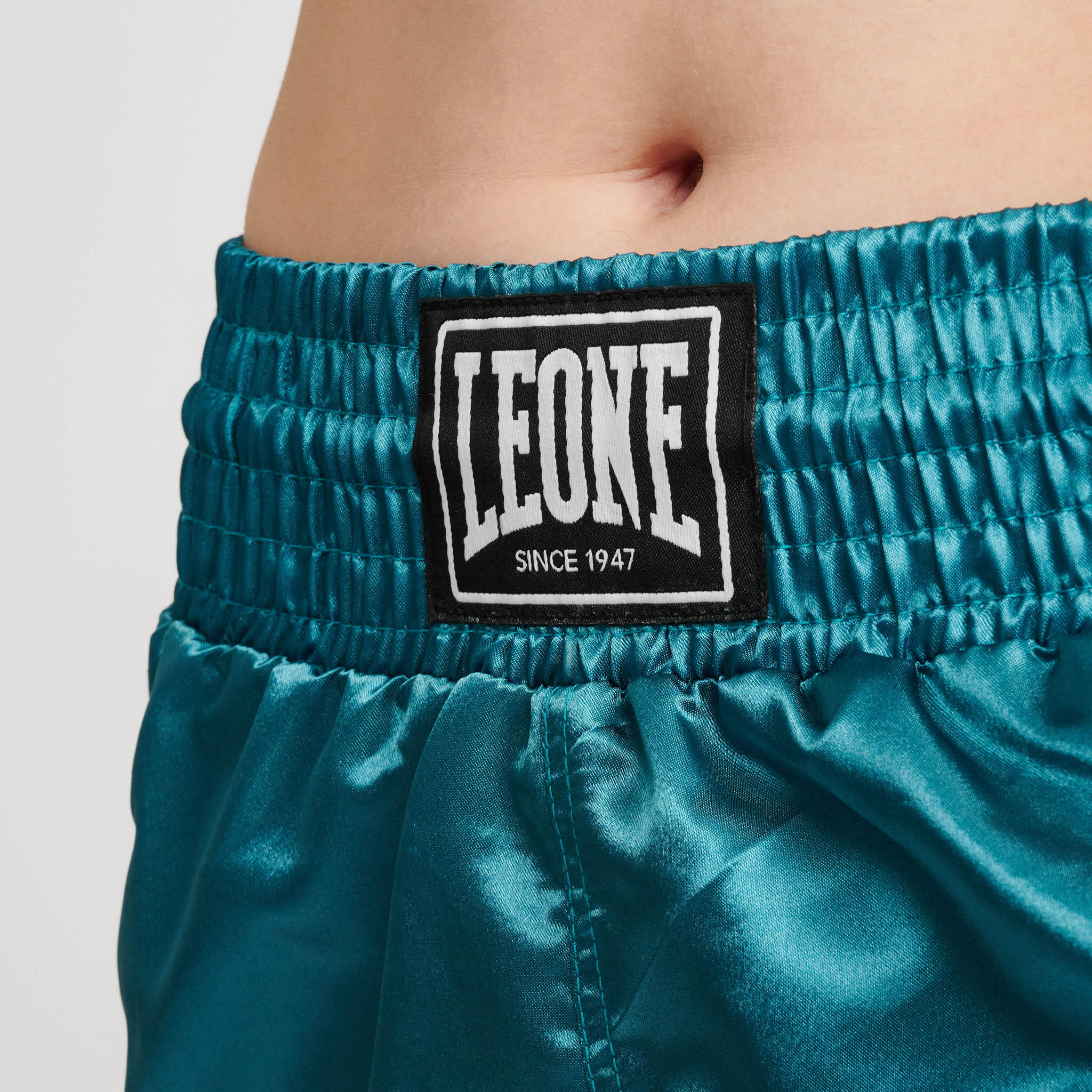 Leone1947 Pantalón corto BASIC mujer verde S 3/6