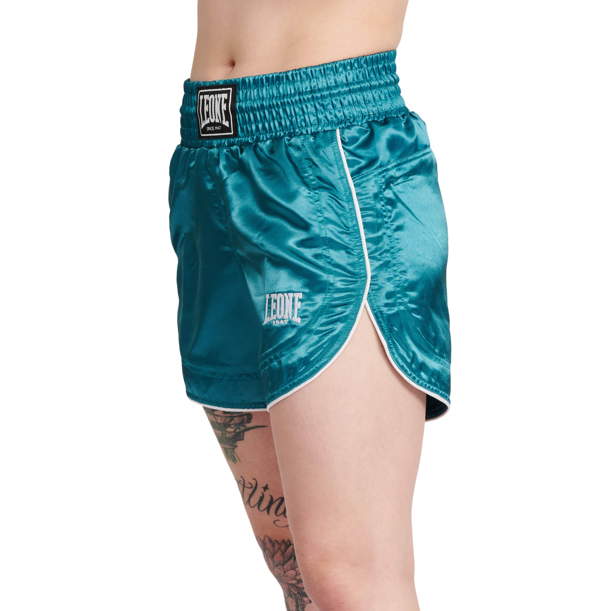 Calções curtos Leone 1947 verde BASIC para mulher 5/6