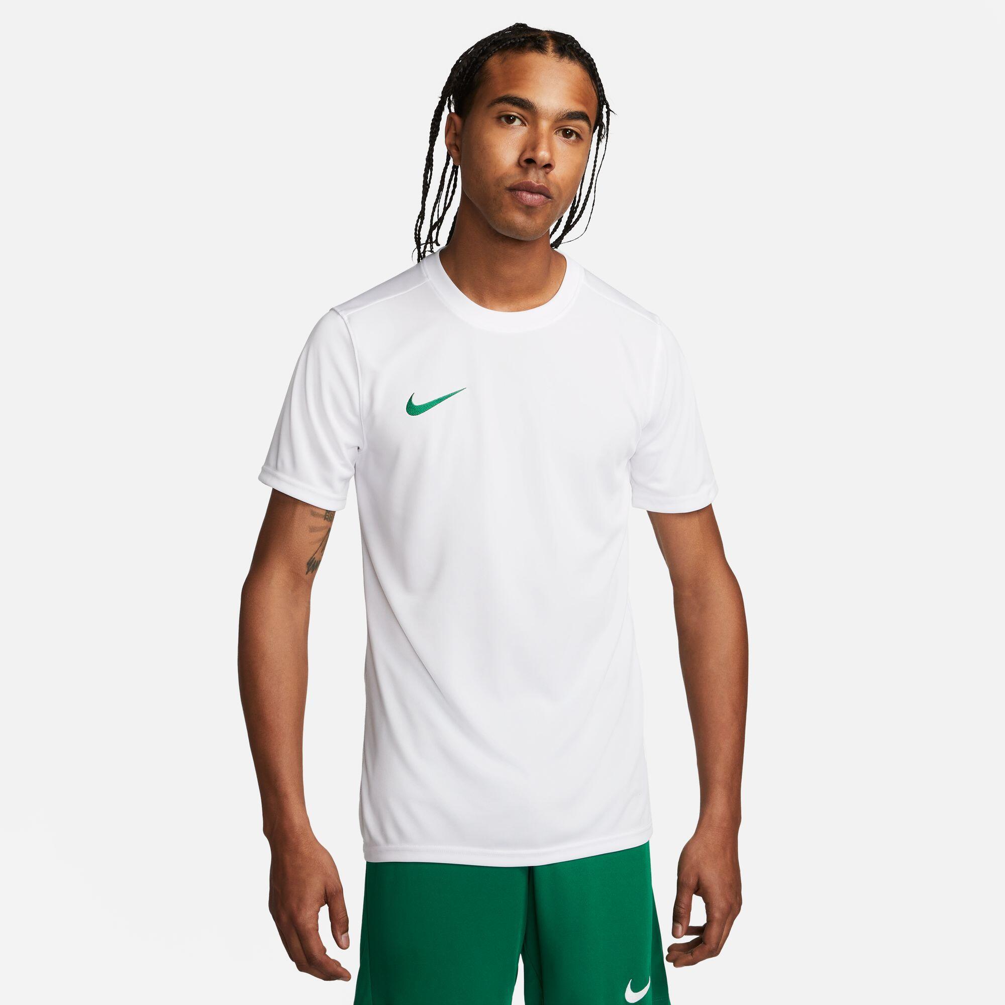 Nike - Maillot Nike Park Vii Bv6708-101 - T-shirt Manches Courtes - Blanc|vert - Moyen - Decathlon