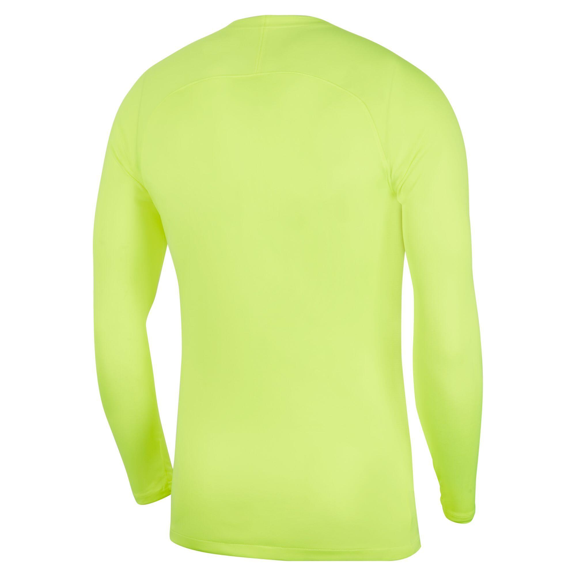 Maglie maniche lunghe da calcio  uomo nike verde fluorescente 3/3