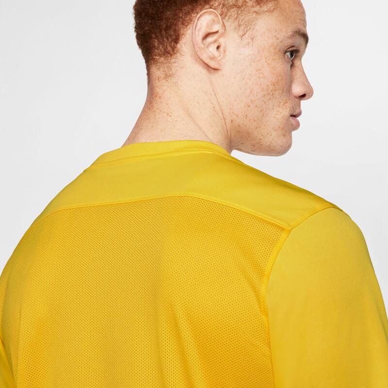T-shirt tecnica uomo nike giallo