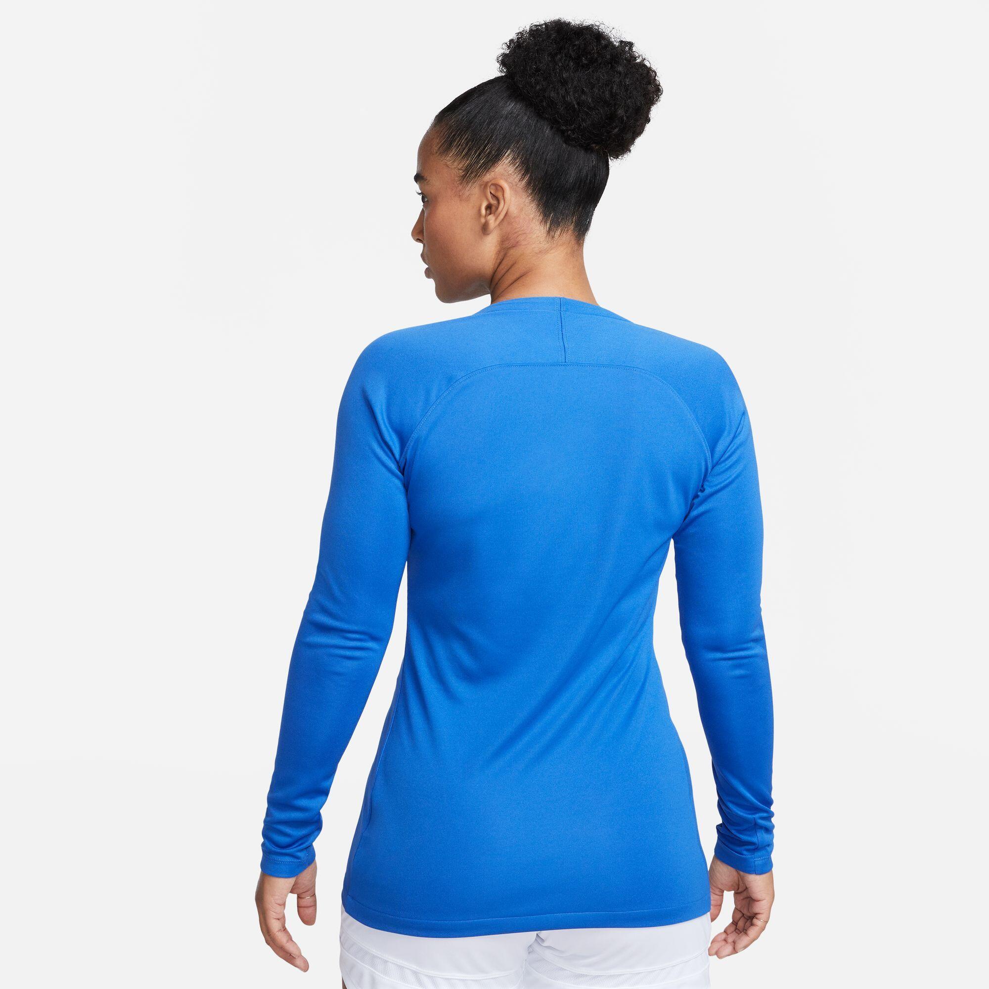 Maglie maniche lunghe da calcio donna nike royal 4/4