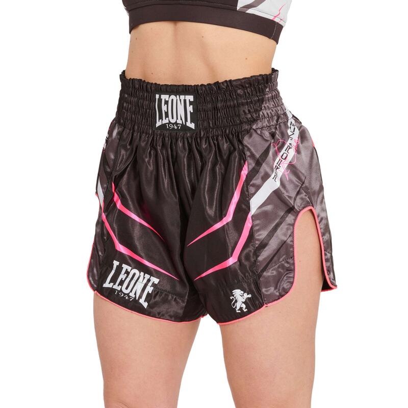 Short kickboxing Leone Revo Fluo Roz 