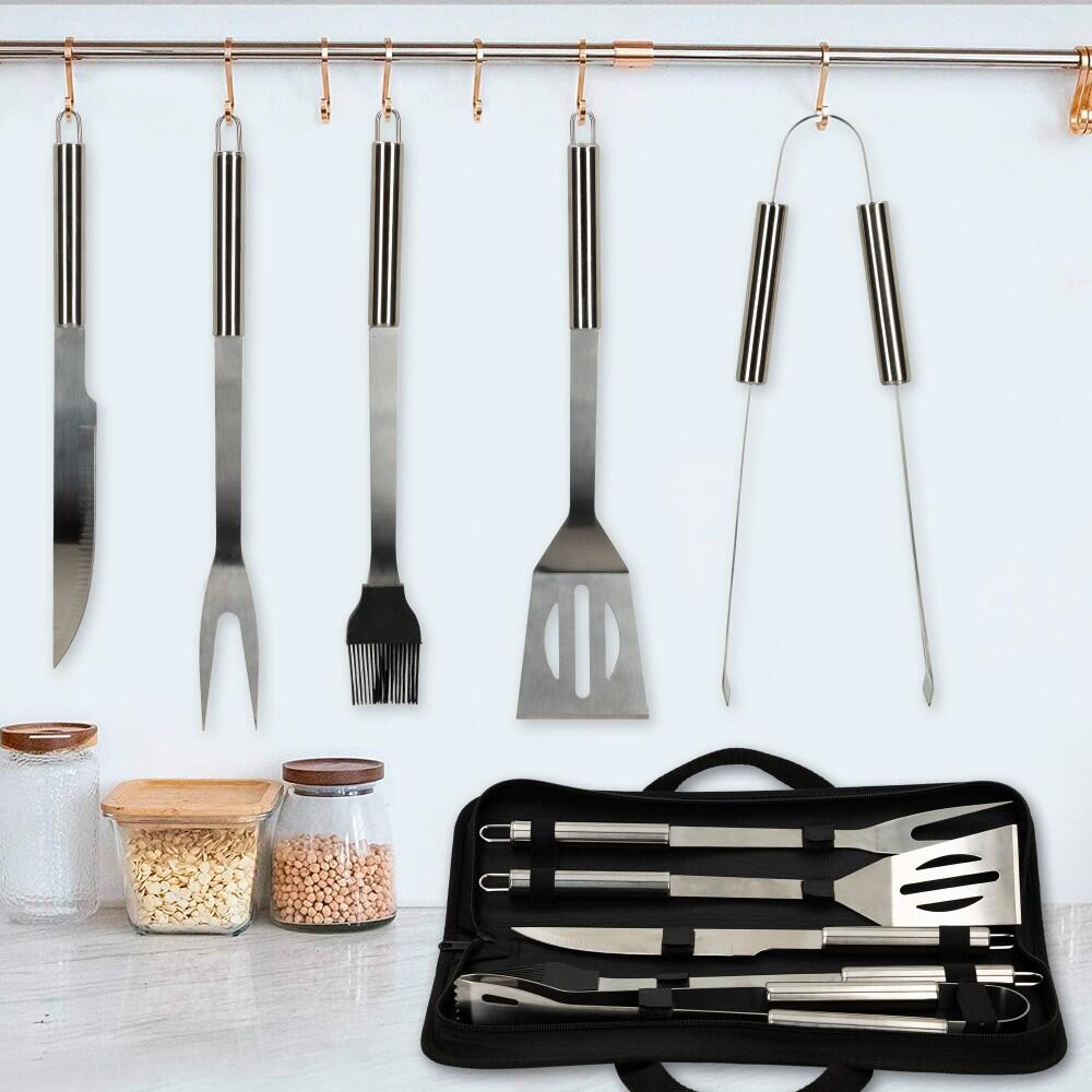 Custodia per utensili da barbecue Aktive 3/7