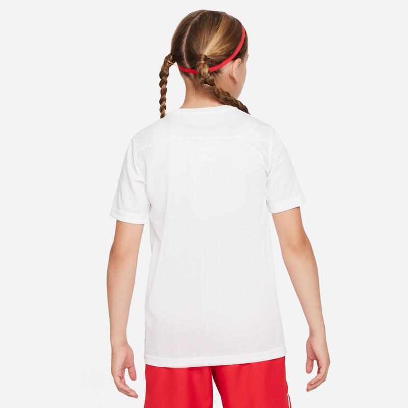 T-shirt tecnica bambino nike bianco