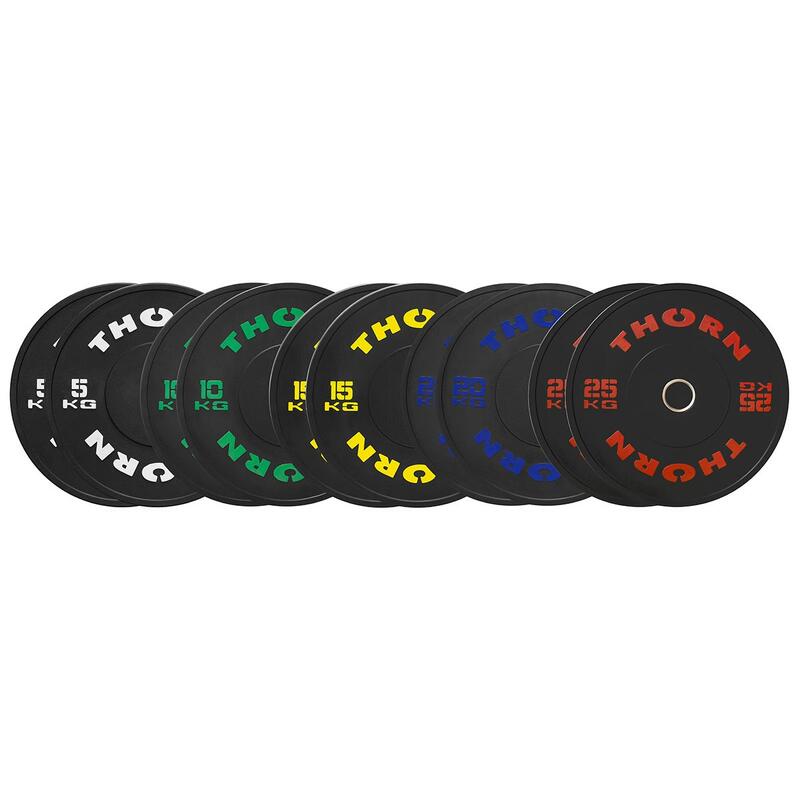 Zestaw obciążenia THORN FIT Training plate set 2x [5 +10 + 15 + 20 + 25 kg]