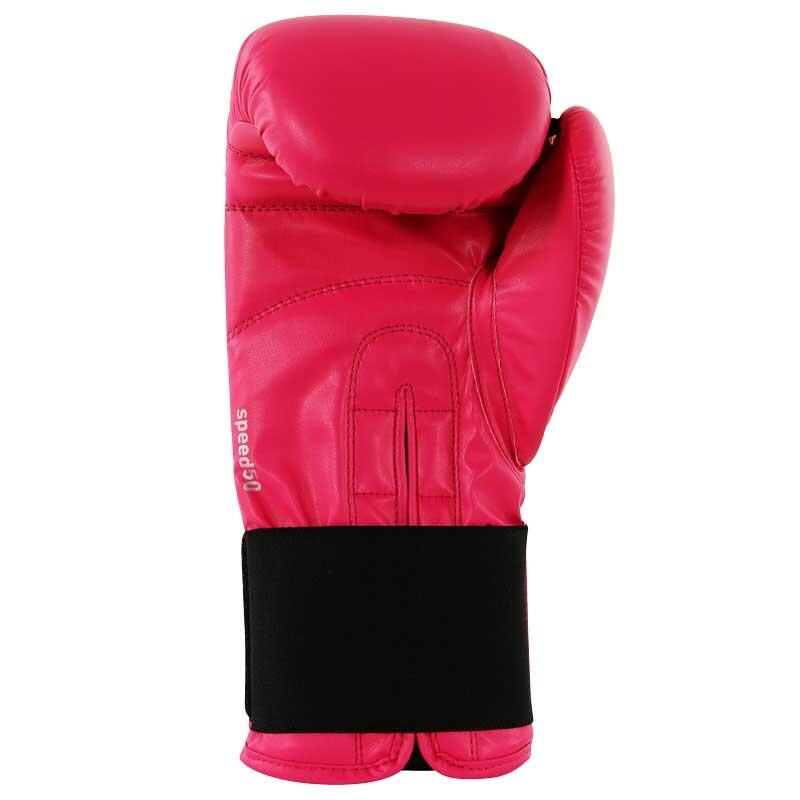 Adidas Gant de boxe « Speed 50 », 6 oz, Rose-Argent