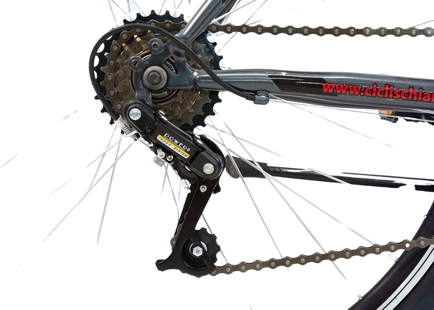 Bici mtb Ghost HF 26" 18sp, telaio in acciaio, forcella rigida 5/6