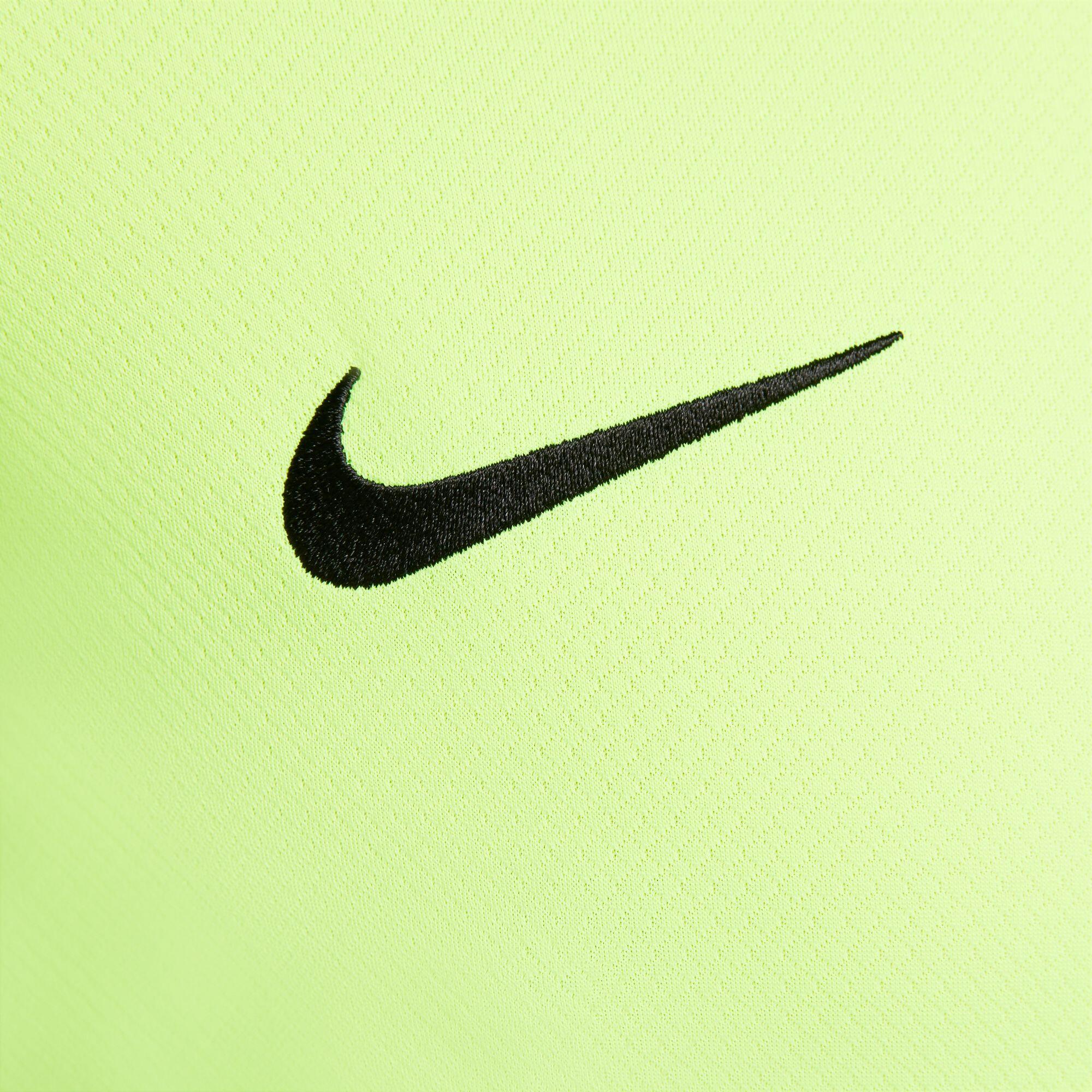 T-shirt da calcio uomo nike verde fluorescente 3/4