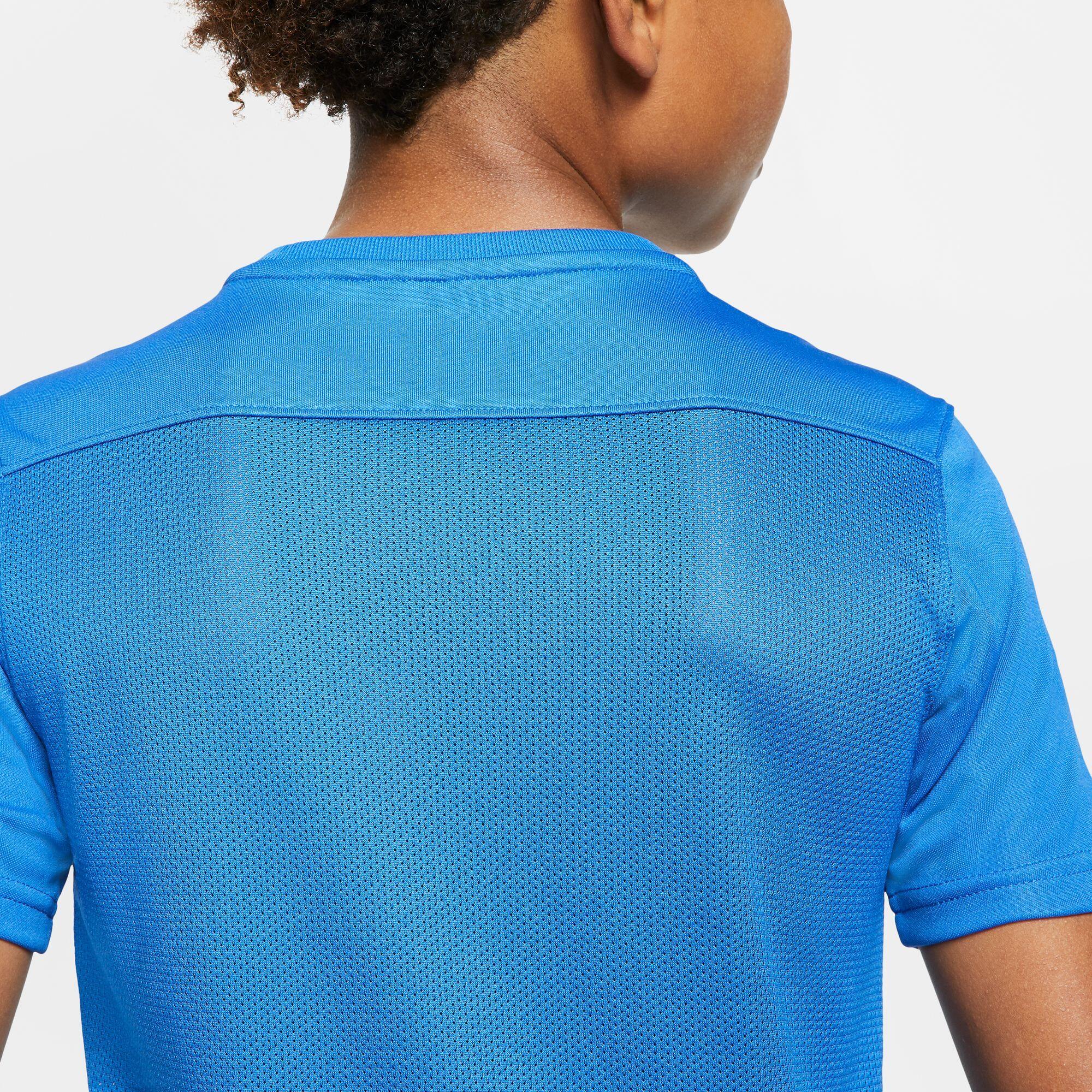 T-shirt da calcio junior nike royal 4/6
