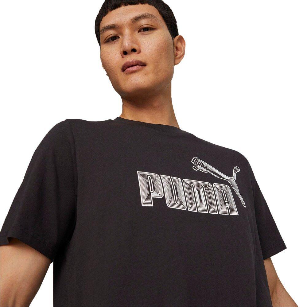 T-shirt uomo puma nero 2/4